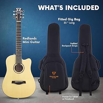 TRAVELER GUITAR Redlands Mini アコースティック Traveler Guitar Redlands Mini Acoustic Guitar – Traveler Guitar®